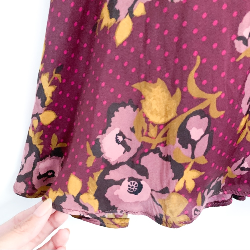 NWT Free People Morning Light Printed Mini Dress Sz 0 - Picture 8 of 13
